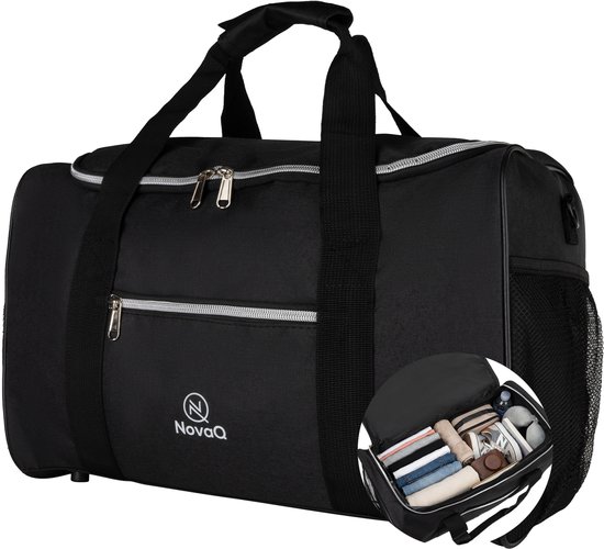 NovaQ Handbagage 40x25x20 - Cabin - Underseater - Ryan Air - Transavia, TUI, Wizzair, Eurowings, Easyjet - 20 ltr Compacte Reis Rugzak - Dames & Heren