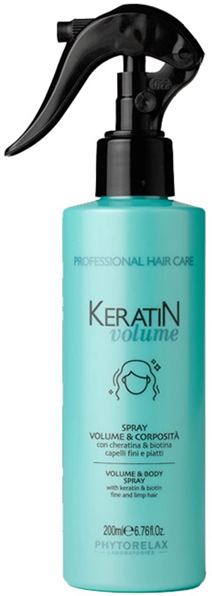 Phytorelax Keratin Volume Spray – Volume & Fullness Spray – Fijn & Slap Haar – Texture Spray met Keratine & Biotine – 200ml