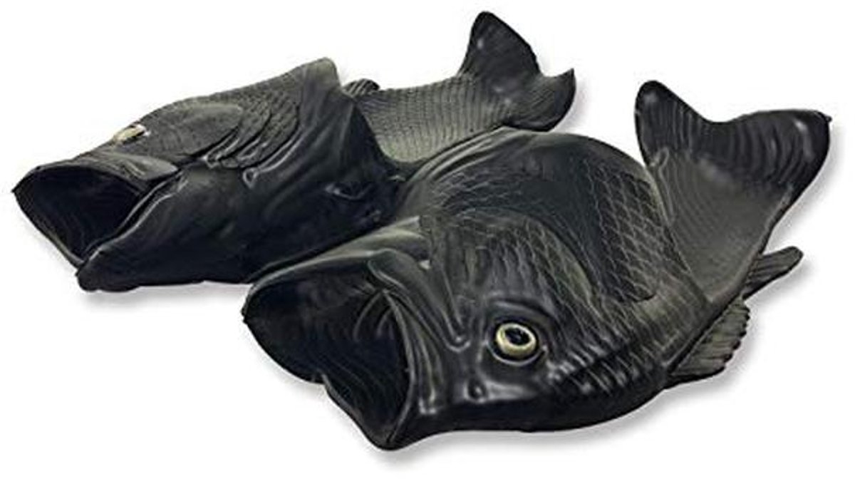 Creatieve Visvorm Pantoffels voor Heren - Slipbestendige Platte Slippers voor Thuis en Strand