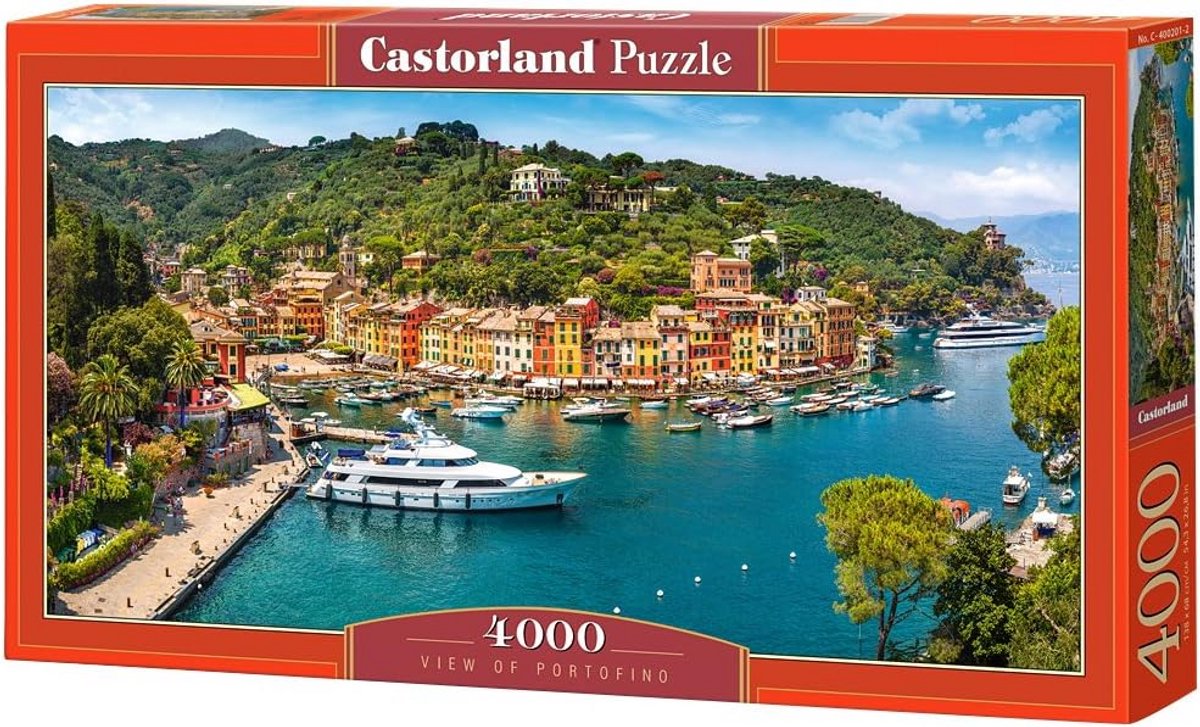 Puzzel van 4000 stukjes - Uitzicht op Portofino
