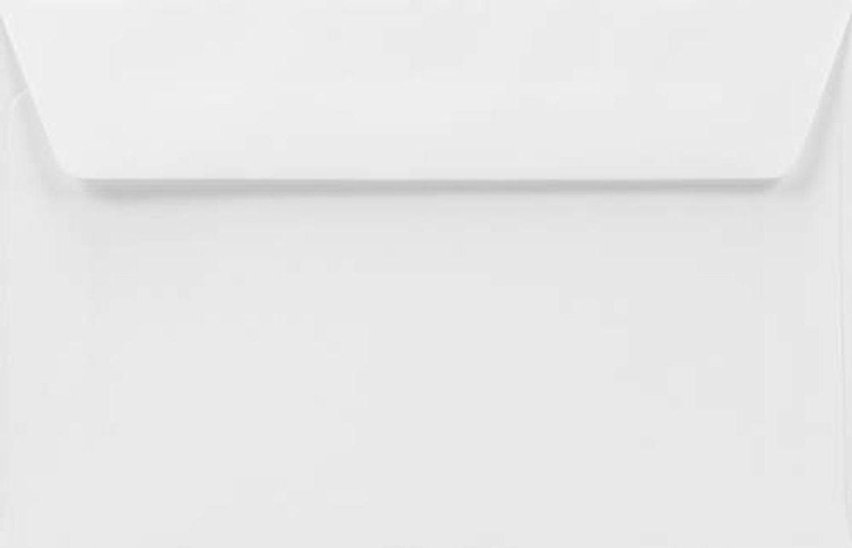 100 Witte Enveloppen 90x140mm - Glad Papier voor Kaarten en Correspondentie