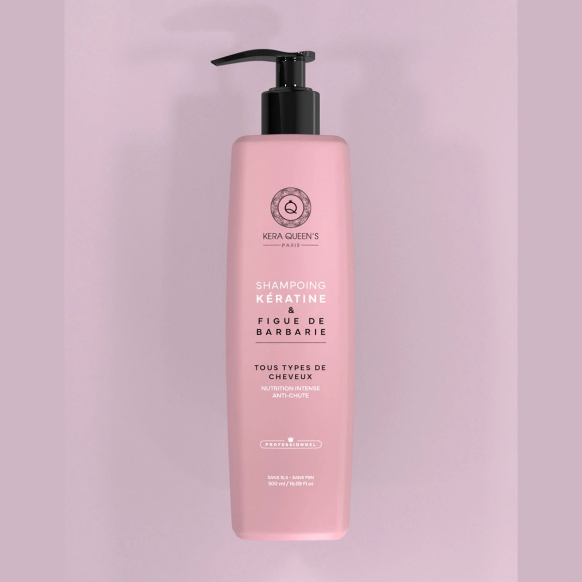 Kera Queens | professionele Shampoo met Keratin & Cactus Fig Oil - voor gekleurd haar – 500ml – Vegan
