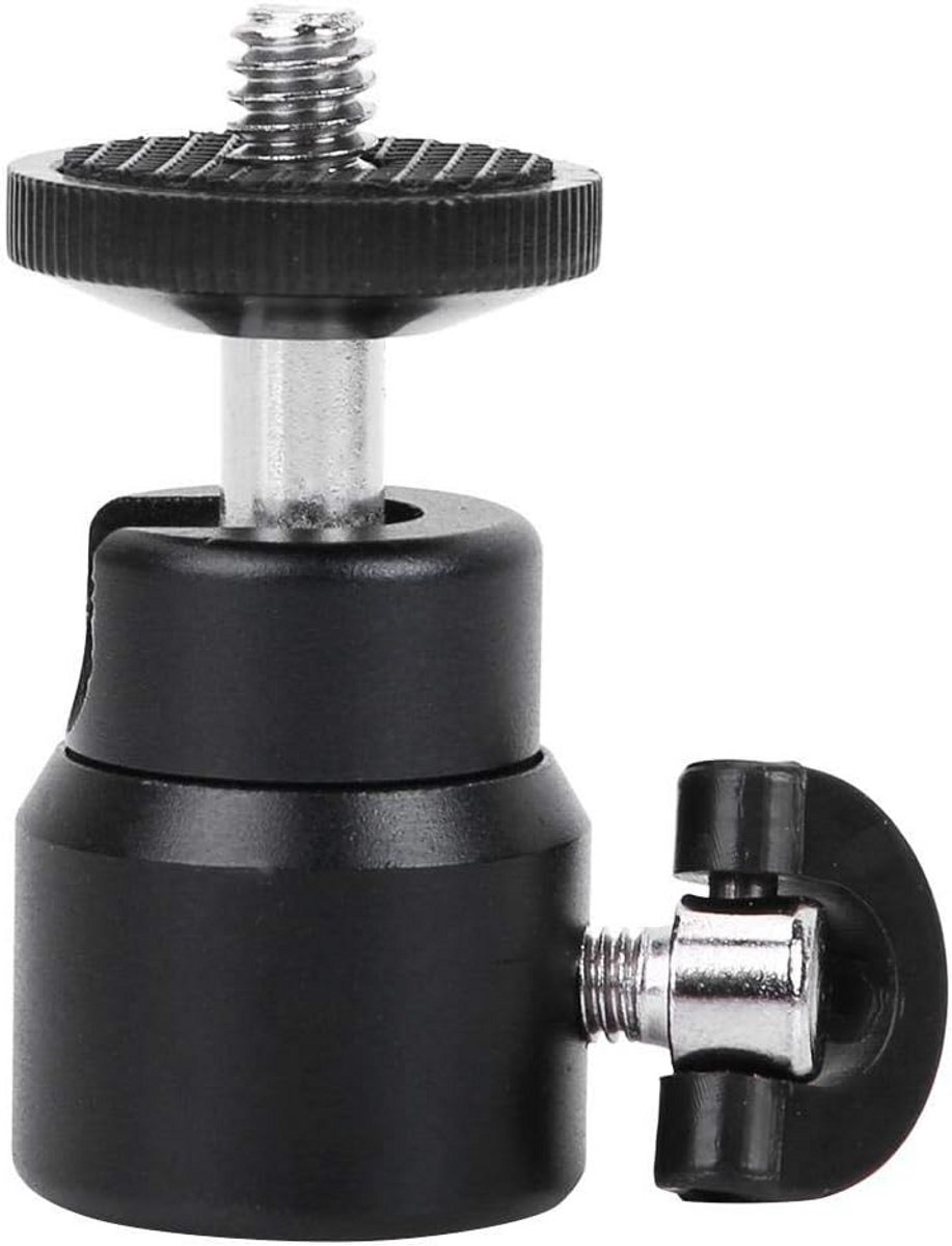 Mini Ball Head met 360° Rotatie voor Camera en Statief