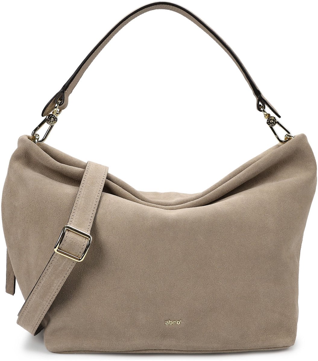 abro Ebony Suede - Schoudertas 28 cm (siena)