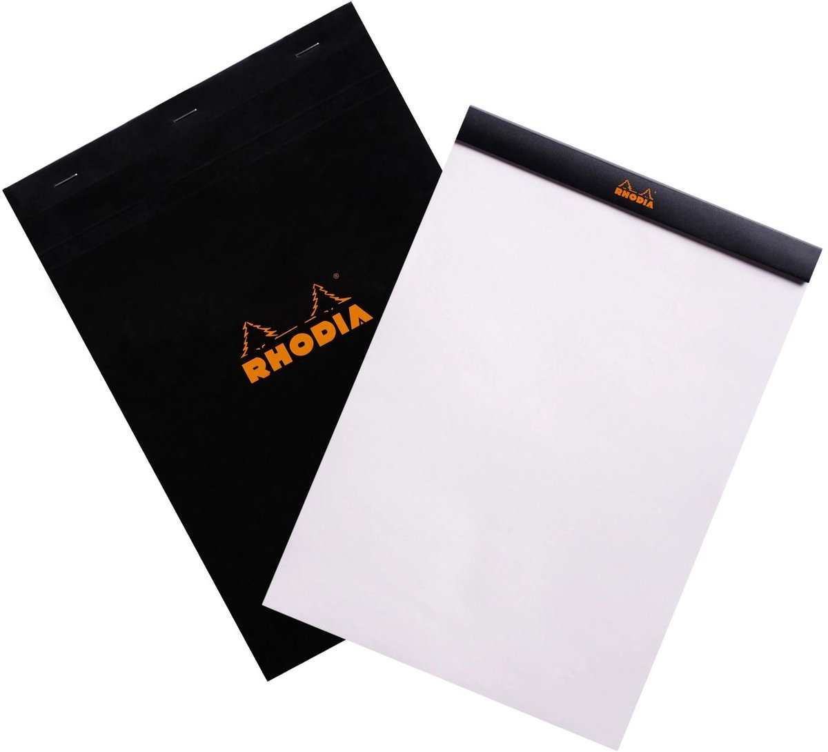 Rhodia schrijfblok - Notitieblok - N18 - Blanco papier - A4 - 80g - Zwart - 80 vel