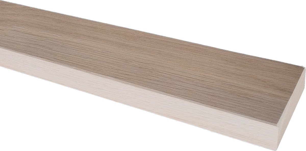 GoudmetHout – Massief eiken plank – Toiletplank - Wandplank - Vensterbank – 100 x 10 cm – Onbehandeld