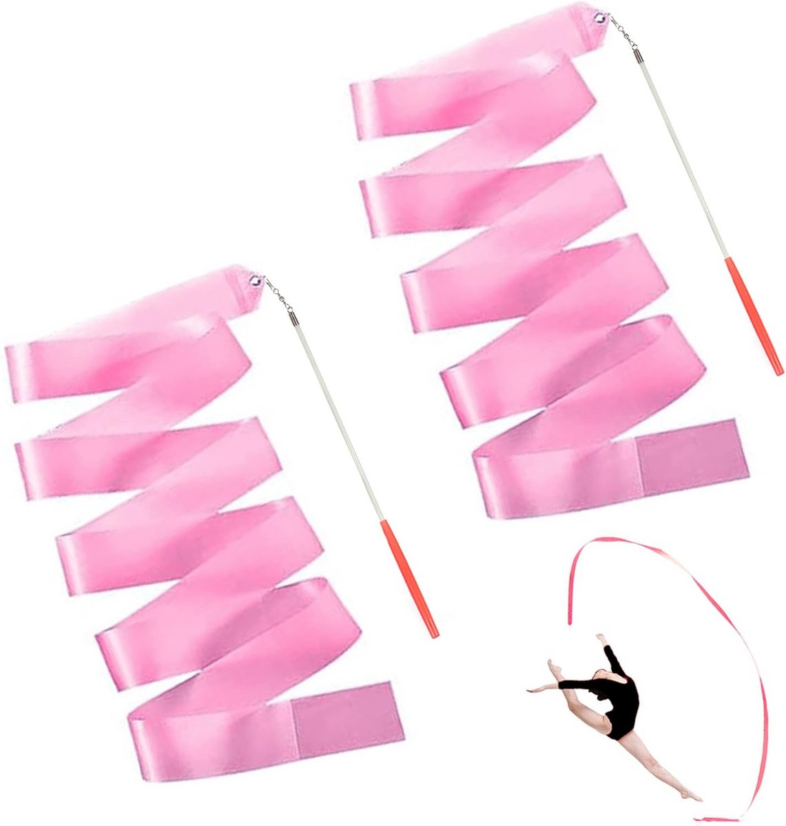 Gymnastiek Linten Twirling Dans Lint 2m - Ritmische Gymnastiek en Artistieke Dans