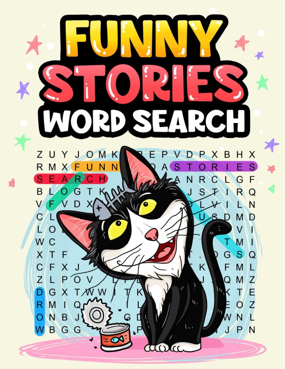 Hilarious Word Search Puzzle Book for Adults - Fun and Stress Relief