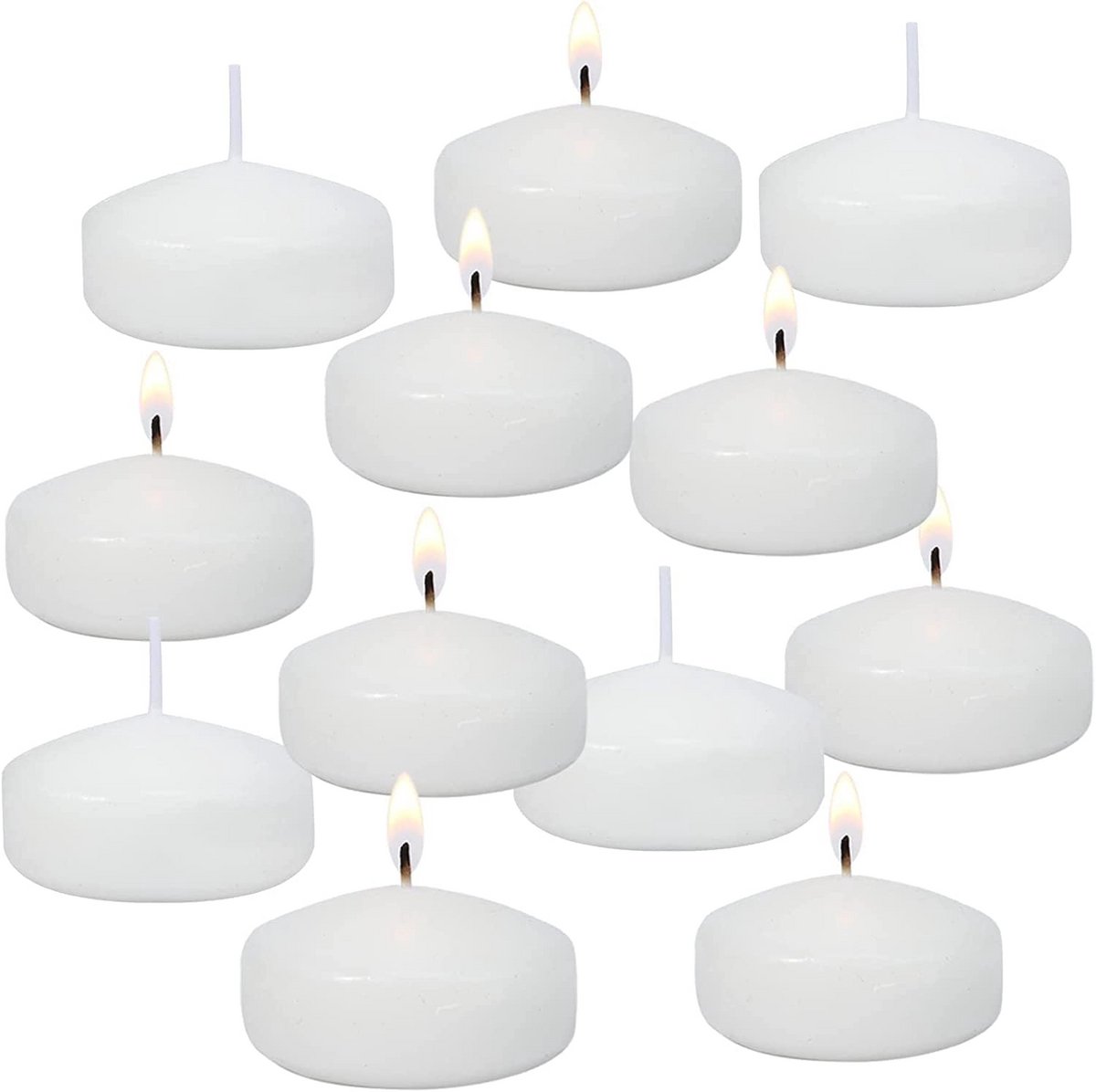 Drijvende Kaarsen - Set van 24 (2 inch) voor Sfeervolle Verlichting