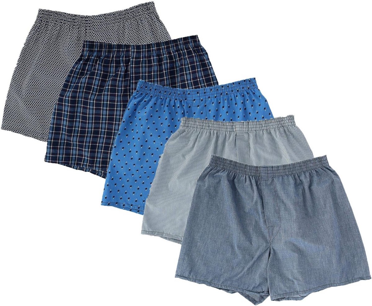 Heren Ondergoed Geweven Boxer Multipack (5-Pack)