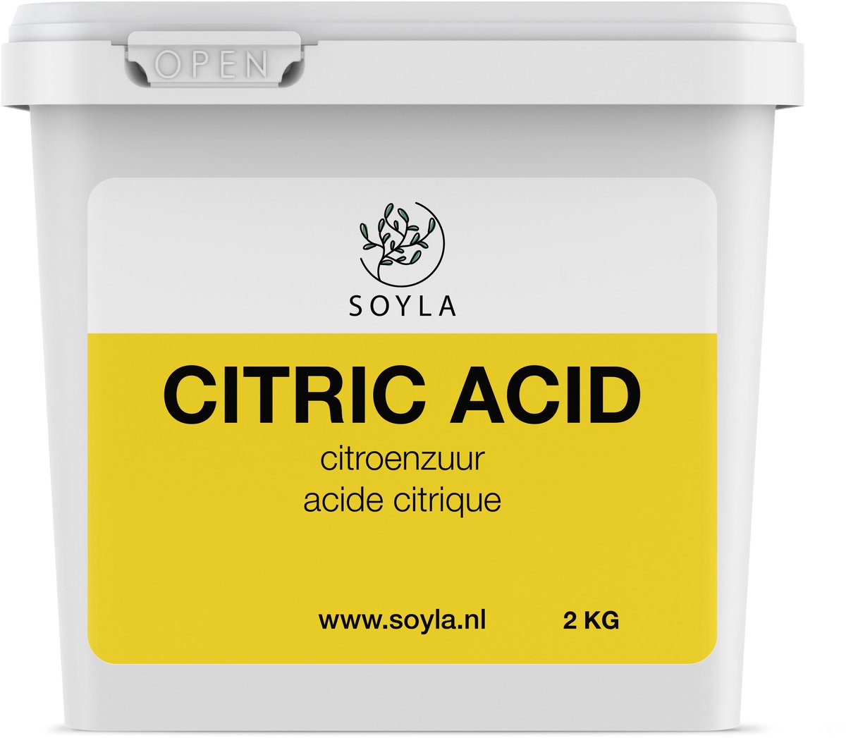 Citroenzuur - 2KG - Citric Acid - Foodgrade