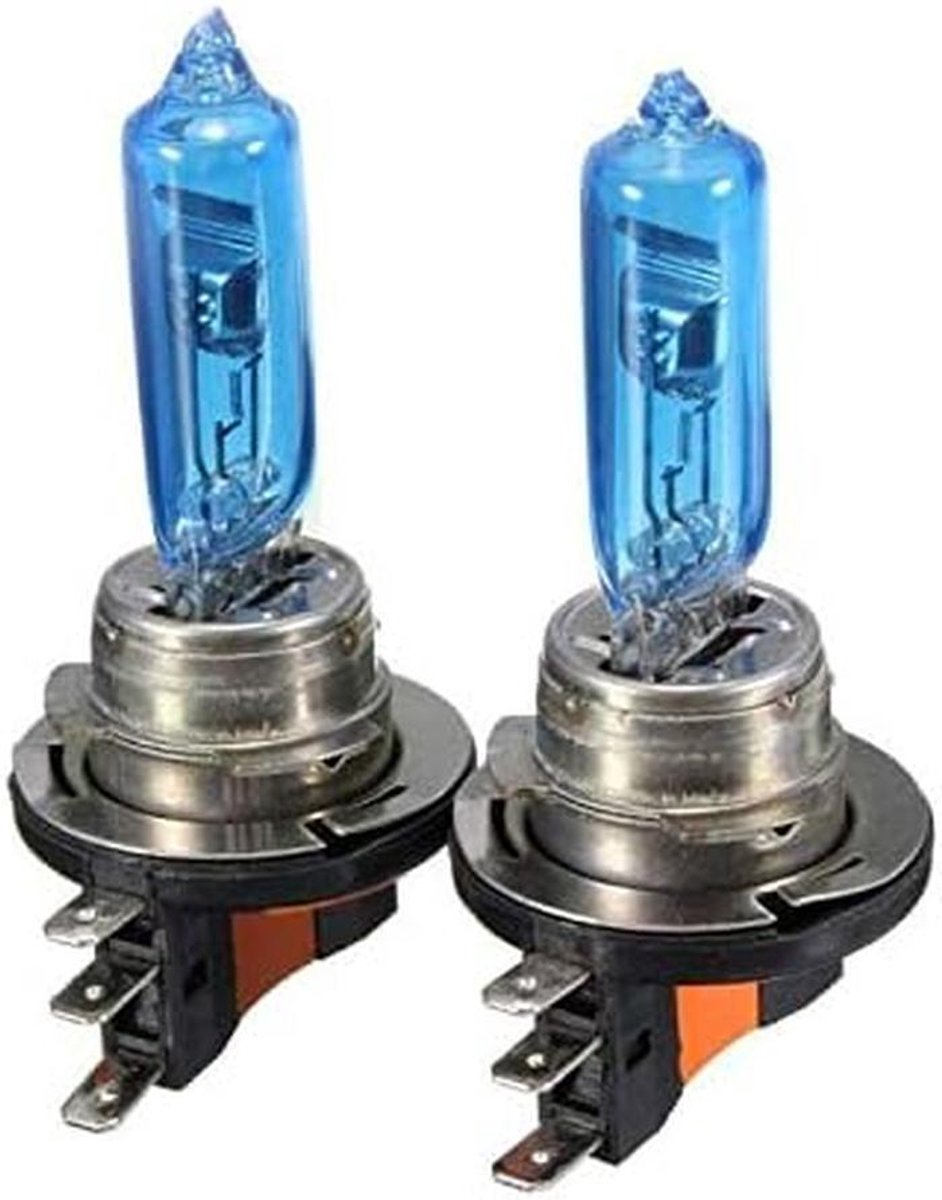 2x H15 Halogeen Autolampen 12V Wit Licht voor Koplampen Dimlicht Grootlicht