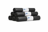 Hynex Sac à déchets 60 litres - 120 pièces - Sacs à déchets - Sacs poubelle - Sacs pour poubelle à pédale - LDPE recyclé - 60 x 80 cm - Set de 6 rouleaux x 20 pièces - Noir