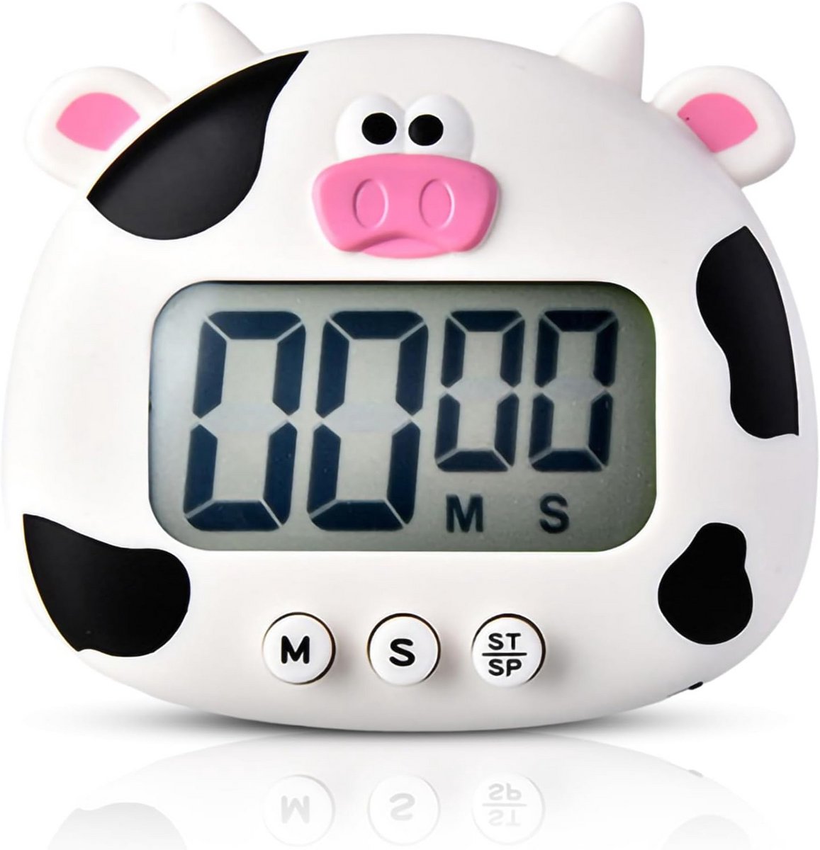 Digitale Keukentimer met Lcd-scherm en Dierenprint voor Kinderen en Koken