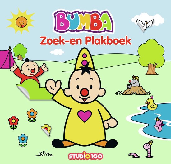 Bumba Zoek- en Plakboek voor Peuters - Avontuurlijk Leerboek met Stickers voor Taal- en Motorische Ontwikkeling