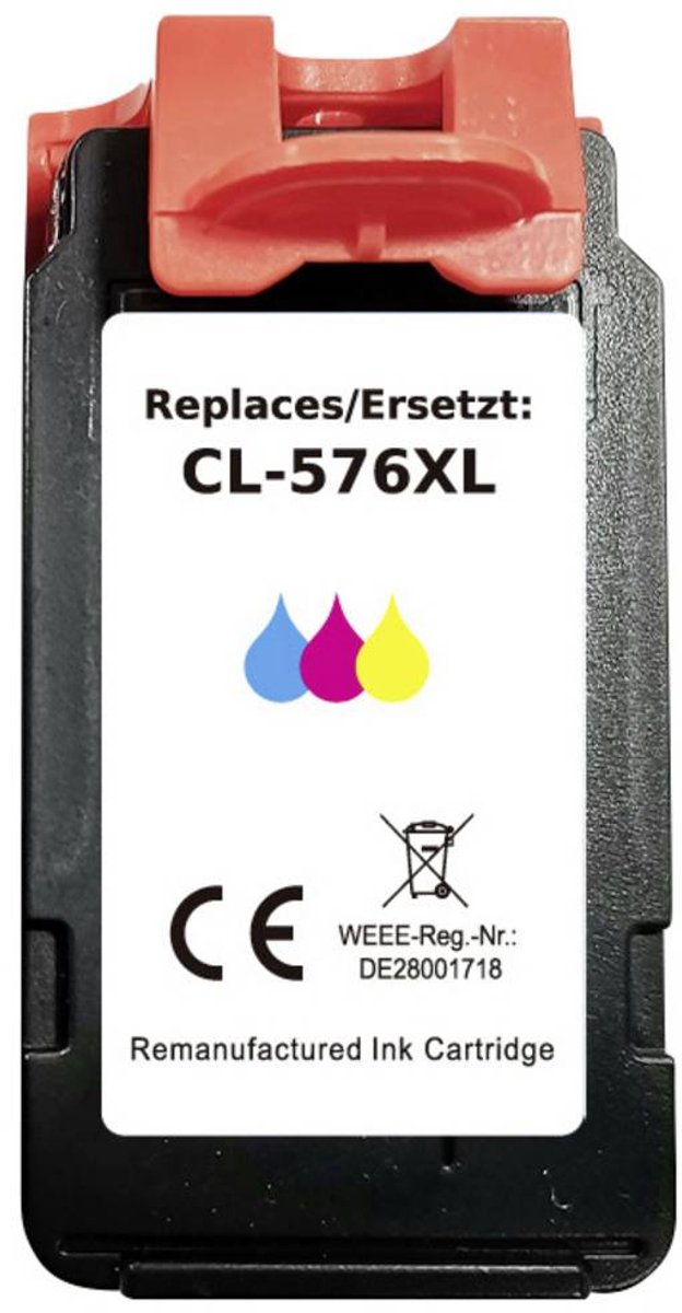 Image of Renkforce Inktcartridge vervangt Canon CL-576XL Compatibel Kleur RF-CCL576XLCMY RF-6728538