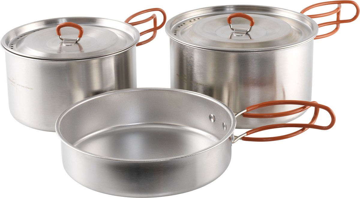 Easy Camp Moss Tour Cook Set Campingkookset 5 delig - Roestvrijstaal