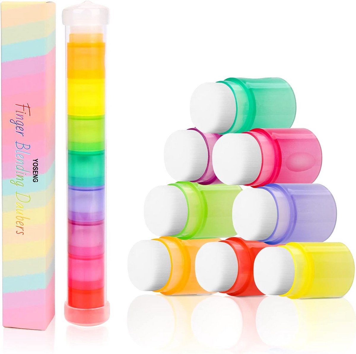 8 Premium Blending Borstels voor Kaarten Maken - Inkt Blender Tool met Opbergdoos