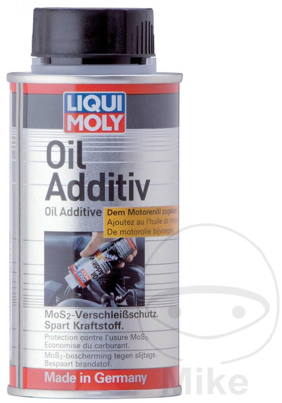 Boîte métallique avec LIQUI MOLY Oil Additiv. Fabriqué en Allemagne.