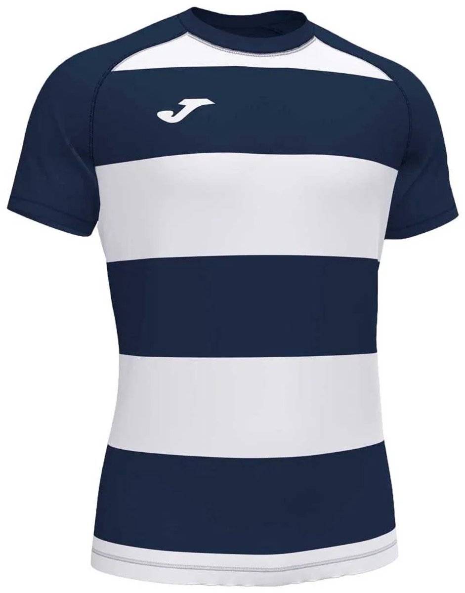 Joma Prorugby Ii T-shirt Met Korte Mouwen Wit,Blauw 4-6 Years Jongens,Meisjes
