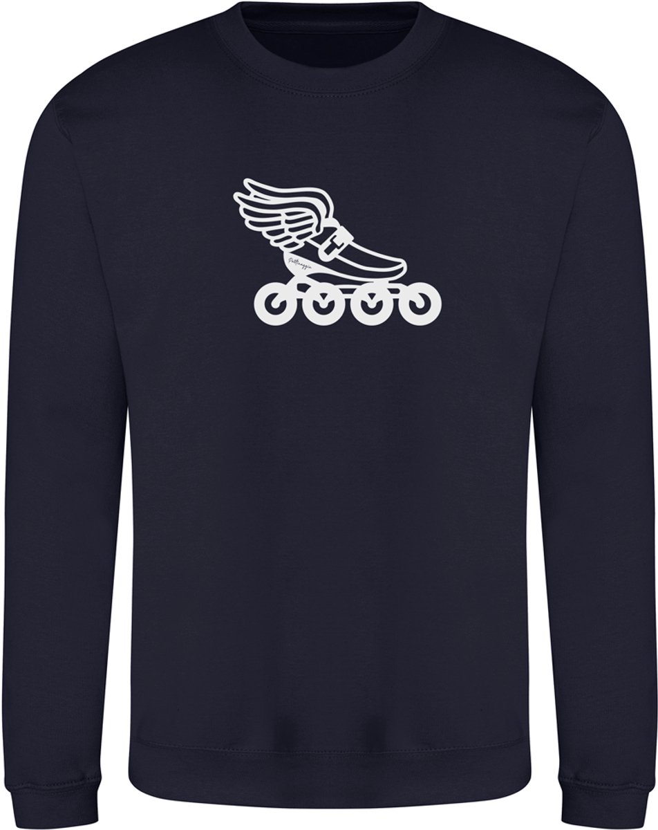 Inline skate Sweater Pattinaggio Marineblauw