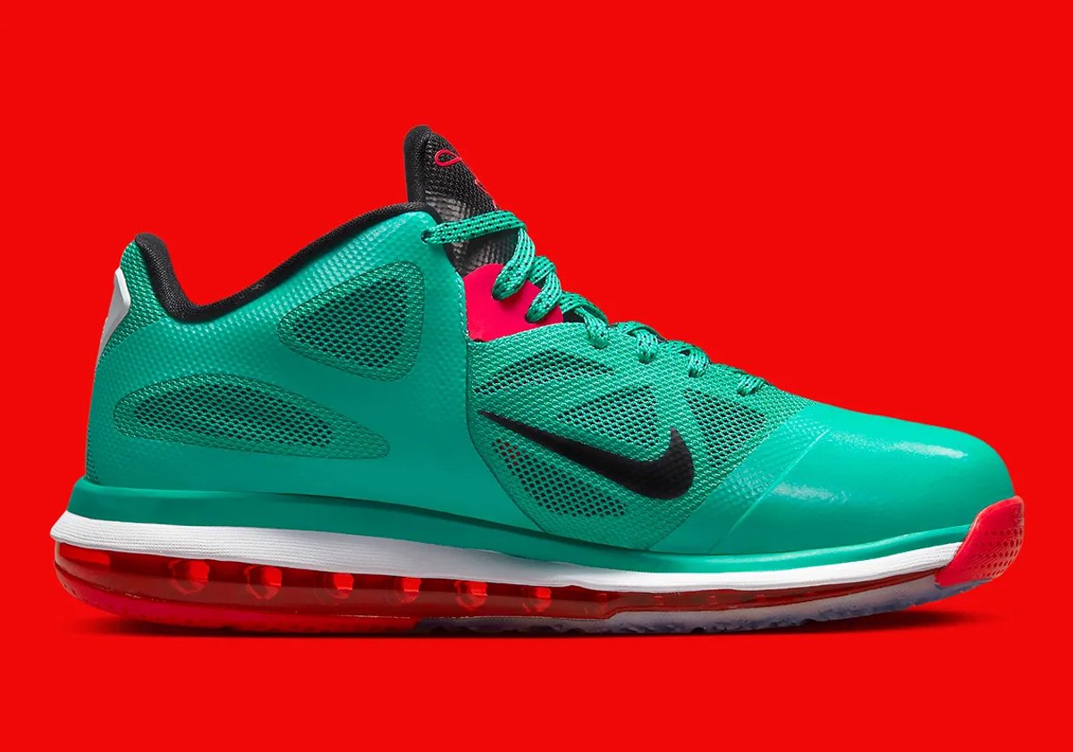 Basketbal Nike LeBron 9 Low “Reverse Liverpool” Groen