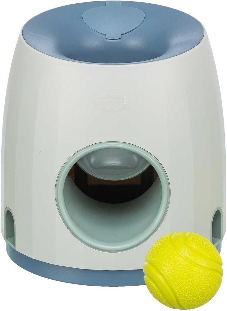 Trixie Dog Activity Strategiespel Ball & Treat Wit/Blauw 17X17X18 cm