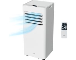 MOA Mobiele Airco - 7.000 BTU - 3-in-1 - Met Afstandbediening - Tot 22m² - Airconditioner met Ontvochtigingsfunctie - Raamafdichtingskit - Wit