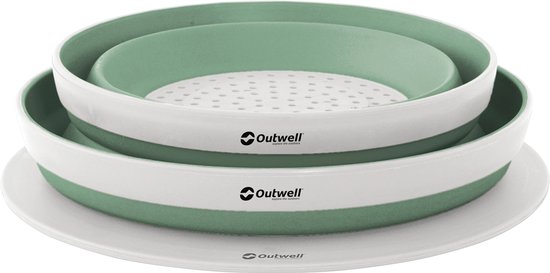 Outwell collaps kom en zeefset schaduwgroen — afbeelding 2