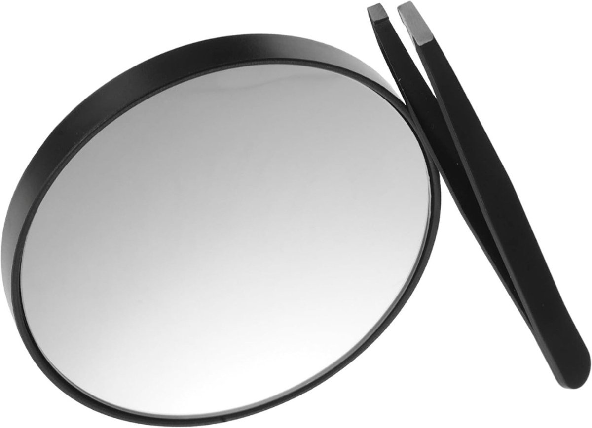 Famanu – Compacte handspiegel met zuignap en 7x vergroting voor dagelijks gebruik