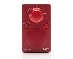 Tivoli Audio - PAL BT - Draagbare radio met FM, AM en Bluetooth - Red