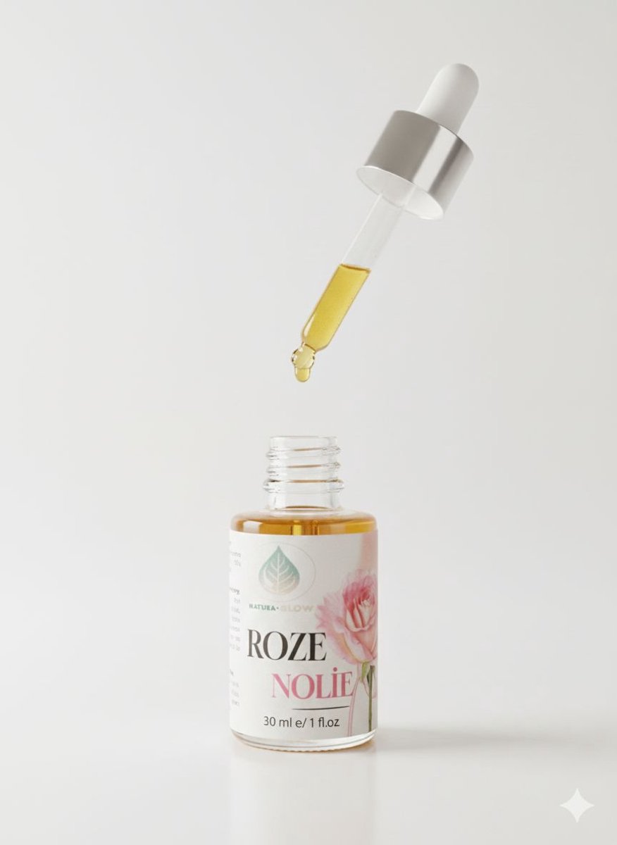 NaturaGlow Rozenolie - Biologisch & Puur – Voor Hydratatie & Glow – 30 ml