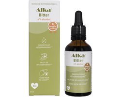 Alka® Bitter - 0% alcohol 100ml - Biologische en basische bitterdruppels - voor de vetverbranding, spijsvertering en lever - stop cravings -gezonde gewichtscontrole