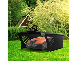 Zwarte Demontabele Garage voor Grasmaaier Robot - Verzinkt Stalen Dak als Pro...