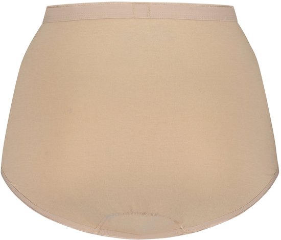 Nude slip met hoge taille en een elastische band.
