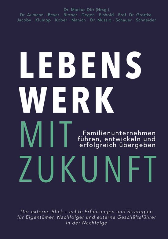 Lebenswerk mit Zukunft - cover