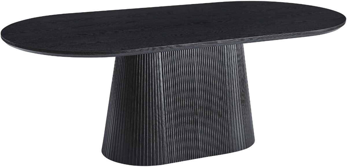 DS4U - Toki eettafel ovaal 200 cm - zwart