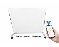 Infrarood verwarmingspaneel | met thermostaat en wifi | carbon paneel type 2026 | incl wielen en…
