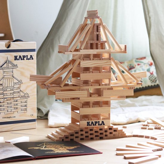 KAPLA Blank Bouwset met Voorbeeldboek