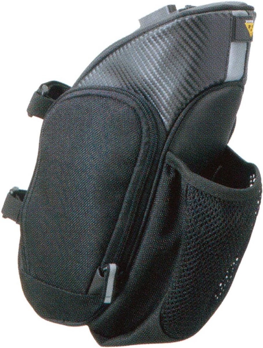 Zadeltas MondoPack Hydro - 1,7L Ruime Zadeltas met Dubbele Toegang voor Fietstochten - 32x13x20cm - Zwart