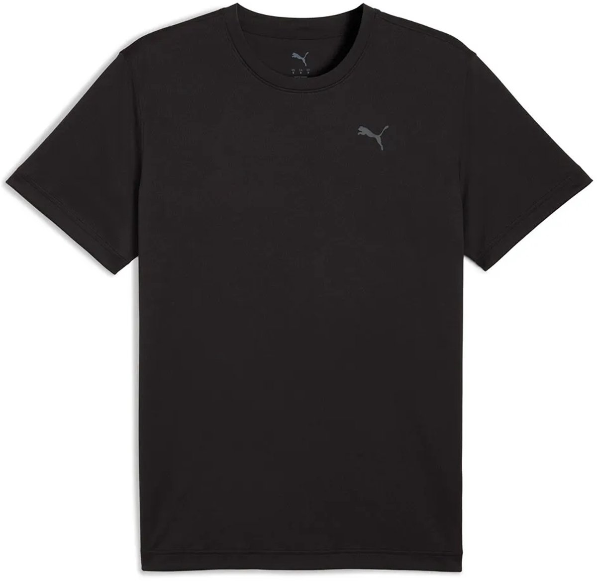 Puma Graphics Running Faster T-shirt Met Korte Mouwen Man Zwart
