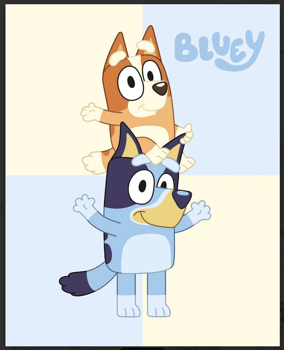 Bluey Friends fleece deken 130 x 170 cm