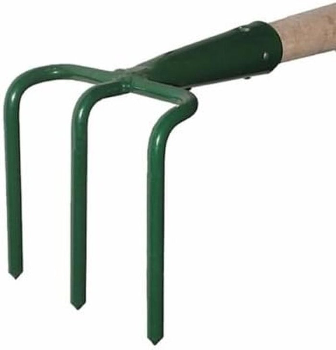 Aardappelhak - Tuinhak hark - Bodem bewerken - 3 tanden - 110 cm - Groen