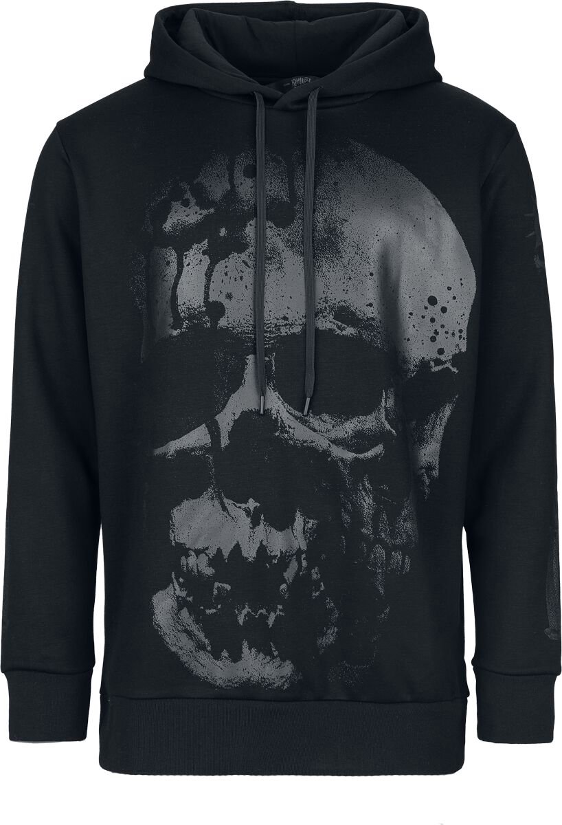KILLSTAR Hypnoskull Hoodie Unisex Trui met capuchon - zwart - L