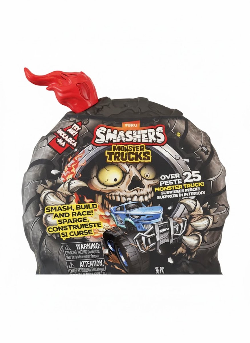Smashers Monster Trucks Verrassing Set – Smash Speelgoed Kind – Bouw Je Eigen Monster Truck – Verrassingsspeelgoed Met 25+ Te Verzamelen Trucks – Actief Bouw & Race Speelgoed – Cadeau Voor Kinderen