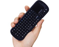 Draadloos Mini Toetsenbord met Touchpad QWERTY 2.4GHz – Wireless Keyboard met Muis, Geschikt voor PC, Android TV, Smart TV, Tablet, PS4, Raspberry Pi & HTPC