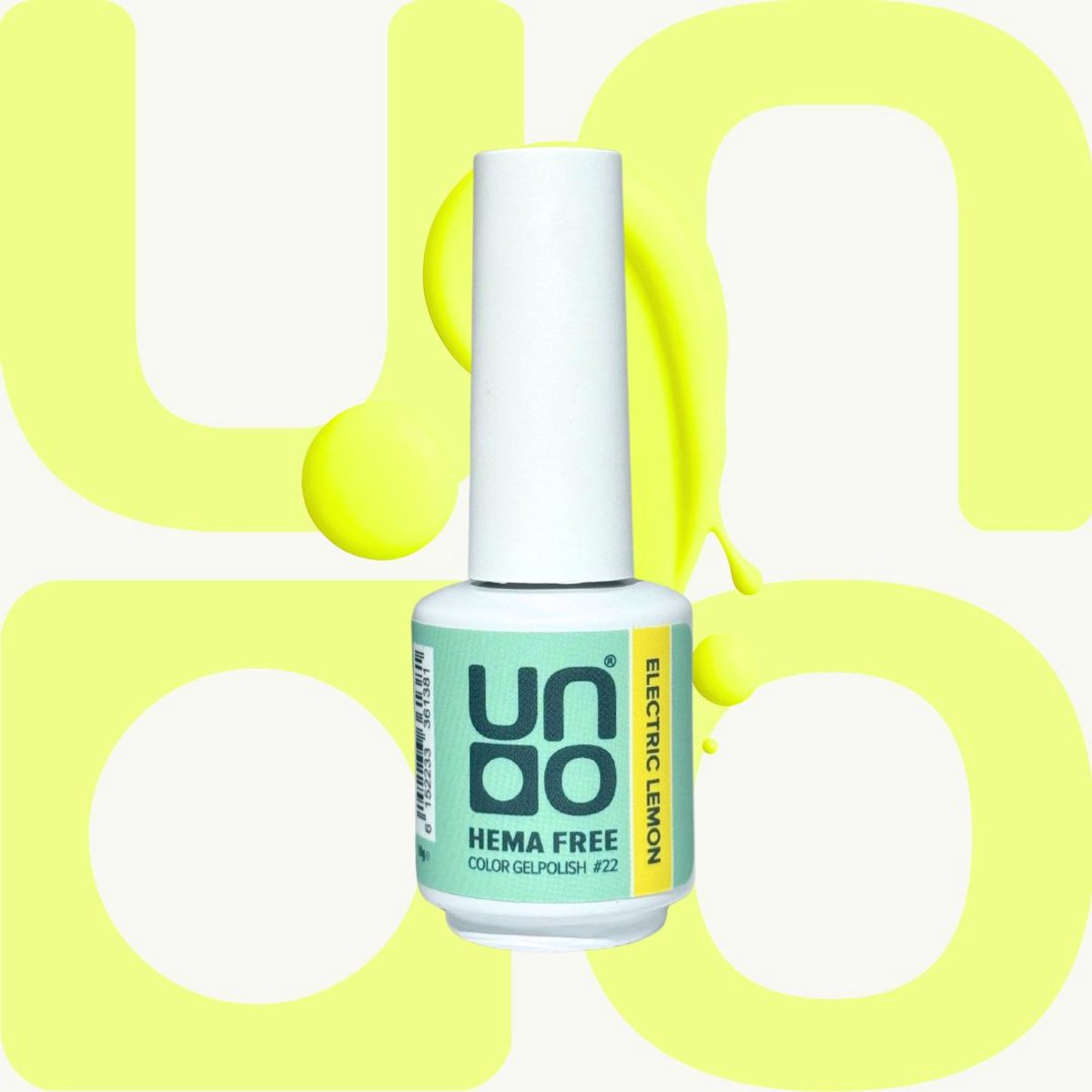 UNO Color Gel Gellak - HEMA‑vrij – Electric Lemon (neon geel) - Langhoudend - 10ml
