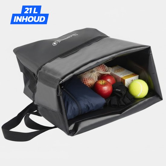 Lynx Single Pannier Bag Pakaftas / Fietstas Zwart - 21 L - Tarpaulin van Lynx. — afbeelding 3