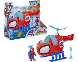 Hasbro speelgoed Spidey helikopter met actiefiguur en accessoires.