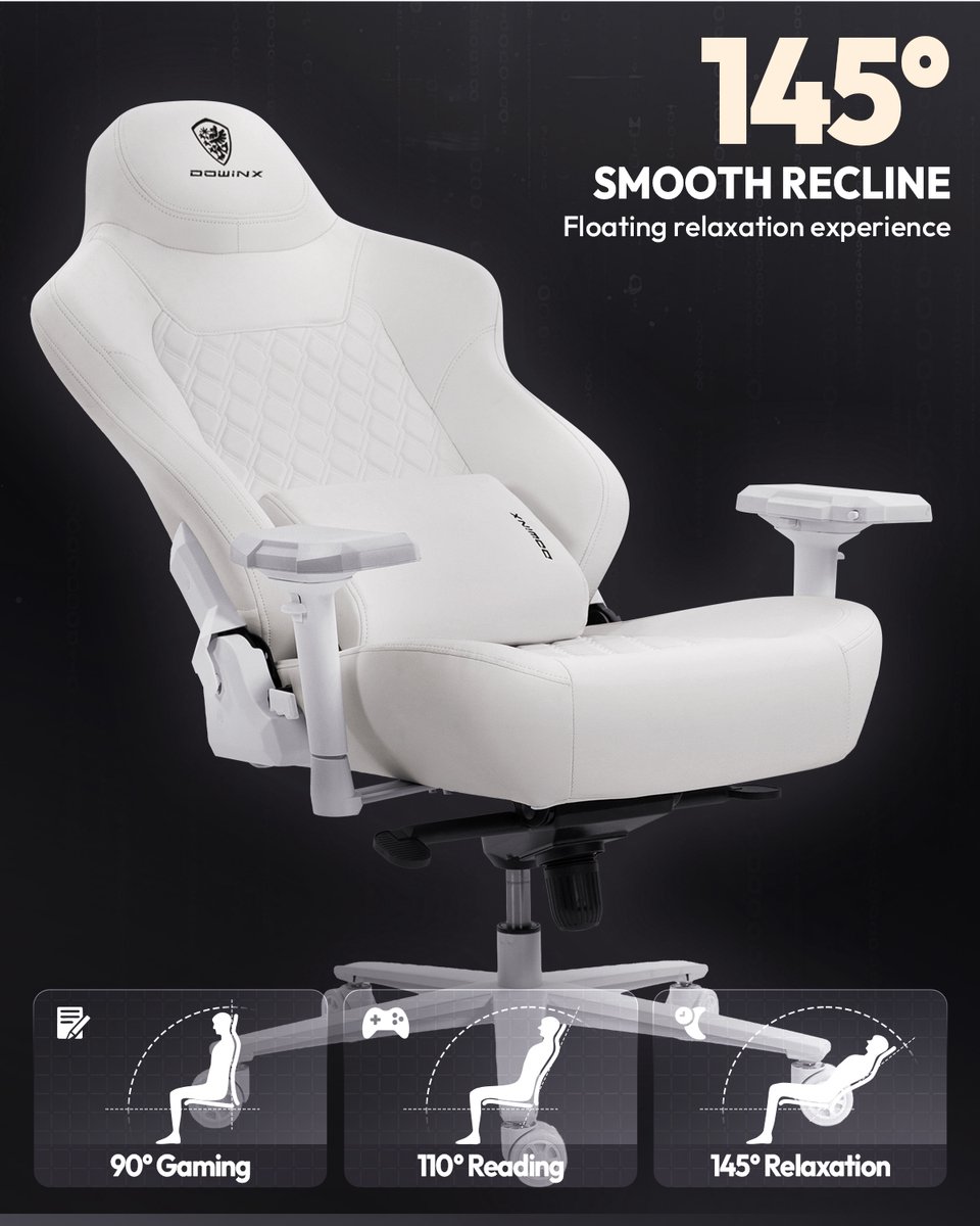 Dowinx Gamingstoel Ergonomisch met 4D Armleuningen en - afbeelding 2